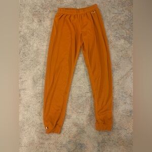 Aigle Actimum Burnt Orange Jogger Pants-Large-100% Polyester -polartec